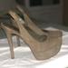 Jessica Simpson Shoes | Jessica Simpson Green Suede Heels | Color: Green | Size: 8