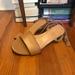 J. Crew Shoes | Jcrew Sandals W/ Wedge Heel, Beige / Tan, Size 7.5 | Color: Cream/Tan | Size: 7.5