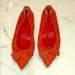 J. Crew Shoes | J Crew Orange Flats W Tassels - Size 7 | Color: Orange | Size: 7