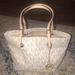 Michael Kors Bags | Michael Kors Beige And Cream Tote Gold Hardware | Color: Cream/Tan | Size: Os