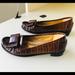 Kate Spade Shoes | Kate Spade Crocodile Embossed Brown Loafers/Flats | Color: Brown | Size: 6