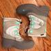 The North Face Shoes | Euc The North Face Lace Boot | Color: Gray/Green | Size: 4b
