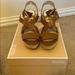 Michael Kors Shoes | Michael Kors Wedges | Color: Brown/Tan | Size: 7