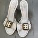 Coach Shoes | Coach Heel Sandals | Color: White | Size: 7