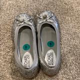 Michael Kors Shoes | Girls Michael Kors Flats | Color: Silver | Size: 4bb