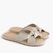 J. Crew Shoes | J.Crew Women’s Knotted Espadrille Slide Sandals | Color: Brown/Gold | Size: 8
