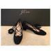 J. Crew Shoes | J.Crew Lace-Up Heels In Suede Size 7m Black F4867 | Color: Black | Size: 7