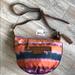 Jessica Simpson Bags | Jessica Simpson Nylon Shoulder Bag | Color: Orange/Purple | Size: 15”W X 13.5”H X 1”D