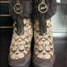 Coach Shoes | Coach Women’s Fur Winter Boots | Color: Brown/Tan | Size: 6