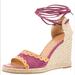 Louis Vuitton Shoes | Louis Vuitton Espadrille Wedges | Color: Purple | Size: 7