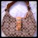 Coach Bags | Coach Legacy Pattern Hobo And Wallet (C3j-6363) | Color: Brown/Tan | Size: Os