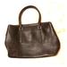 Coach Bags | Dark Brown Coach Purse/Tote With Stitching | Color: Brown | Size: 16.5 Inches From Top Of Handle To Bottom Of Bag
