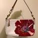 Coach Bags | Coach Floral Print Shoulder Purse | Color: Red/White | Size: Os