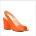 Nine West Shoes | Calvin Klein Size 8 Block Sandals | Color: Orange | Size: 8