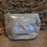 Coach Bags | Coach Grey Patent Leather Bag | Color: Gray | Size: Os