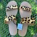 J. Crew Shoes | J.Crew Calfhair Easy Summer Slide Sandals. Nwt | Color: Black/Tan | Size: 9