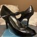 Nine West Shoes | Nine West Patent Leather Peeptoe Shoes | Color: Black | Size: 10