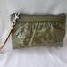 Coach Bags | Coach Olive Green Patent Leather Clutch/Wristlet | Color: Green | Size: 8"L X 1"W X 6"H