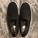 Michael Kors Shoes | Michael Kors Black Slide-On Shoes | Color: Black/White | Size: 9