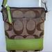 Coach Bags | Coach- Green Crossbody | Color: Green/Tan | Size: Os