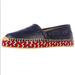 Gucci Shoes | Gucci Leather Espadrille Flats | Color: Blue | Size: 10