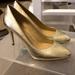 Michael Kors Shoes | Michael Kors Gold High Heels | Color: Gold | Size: 8