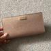 Kate Spade Bags | Kate Spade Rose Gold Wallet | Color: Gold/Red | Size: Os