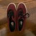 Vans Shoes | Maroon Vans | Color: Black/Red | Size: Men 7. Women’s 8.5