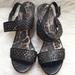 Jessica Simpson Shoes | Jessica Simpson Cork Wedge Shoes | Color: Black | Size: 9