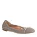 J. Crew Shoes | J. Crew Emma Bow Ballet Flats | Color: Gray/Tan | Size: 9