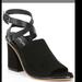 Free People Shoes | Free People See Ya There Sandal Wrap Heel 38 / 8 | Color: Black | Size: 8