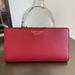 Kate Spade Bags | Kate Spade Large Slim Bi-Fold Wallet | Color: Gold/Red | Size: Os