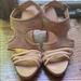 J. Crew Shoes | Jcrew Leather Strappy Heels | Color: Tan | Size: 7.5