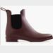 J. Crew Shoes | J.Crew Matte Chelsea Rain Boots | Color: Red | Size: 7