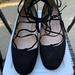 J. Crew Shoes | J.Crew Lace Up Suede Heels - Black Size 9 Euc! | Color: Black | Size: 9