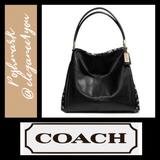 Coach Bags | Coachnwot Snakeskin Embossed Leather Bag | Color: Black/White | Size: Os