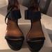 Nine West Shoes | High Heel Sandals | Color: Black | Size: 9