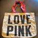 Pink Victoria's Secret Bags | Nwot-Victoria Secret Pink Canvas Tote | Color: Pink | Size: Os