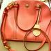 Coach Bags | Coach Coral Saffiano Peyton Cora Crossbody Satchel | Color: Pink | Size: Os