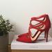 Jessica Simpson Shoes | Jessica Simpson Red Heels Nib - Size 8m | Color: Red | Size: 8