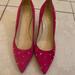 Kate Spade Shoes | Hot Pink Suede Kate Spade Heels | Color: Pink | Size: 10