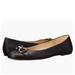 Coach Shoes | Coach Alice Horsebit Leather Ballerina Flats | Color: Black/Gold | Size: 8