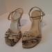 Kate Spade Shoes | Kate Spade Strappy Heels | Color: Gold/Tan | Size: 7b