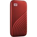 WD 2TB My Passport SSD Portable SSD USB-C USB 3.2 Gen 2 External NVMe Solid State Drive up to 1050 MB/s 2-meters drop resistance - Red