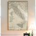 World Menagerie Antique Map of Italy - Wrapped Canvas Print Canvas, Solid Wood in Gray/White | 27 H x 18 W x 1 D in | Wayfair