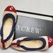 J. Crew Shoes | J Crew Flat Shoes. | Color: Blue/Cream | Size: 6