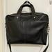 Coach Bags | Coach Black Leather Travel Bag Suitcase Briefcase | Color: Black | Size: Os