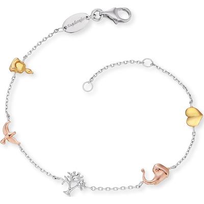 Engelsrufer - Armband 925er Silber rhodiniert Armbänder & Armreife 1 ct Damen