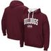 Men's Colosseum Maroon Mississippi State Bulldogs Big & Tall Arch Logo 2.0 Pullover Hoodie