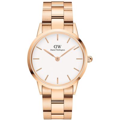 Daniel Wellington - Unisexuhr Edelstahl Damenuhren 1 ct Schwarz Damen